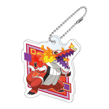 Load image into Gallery viewer, 新箱識 🌟8月新貨🌟 ❗8月17到貨❗ 行版 BANDAI 扭蛋 寶可夢朱紫亞加力吊飾第2彈 一套7款 魔幻假面喵 骨紋巨聲鱷 狂歡浪舞鴨 紅蓮鎧騎 蒼炎刃鬼 故勒頓 密勒頓