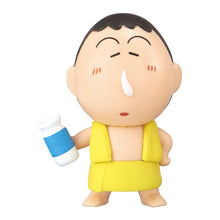 Cargar imagen en el visor de la galería, 新箱識 🌟 8月新貨🌟 現貨 行版 Bandai 扭蛋 蠟筆小新 洗澡公仔一套5款 / 小新 阿呆 廣志 校長 動感超人