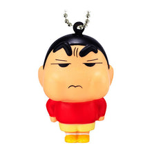 Cargar imagen en el visor de la galería, 新箱識 🌟 9月新貨🌟 現貨 扭蛋 行版 BANDAI 蠟筆小新按壓公仔吊飾 一套4隻 小新 小白 左衛門 屎忽 屁股