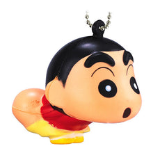 Cargar imagen en el visor de la galería, 新箱識 🌟 9月新貨🌟 現貨 扭蛋 行版 BANDAI 蠟筆小新按壓公仔吊飾 一套4隻 小新 小白 左衛門 屎忽 屁股