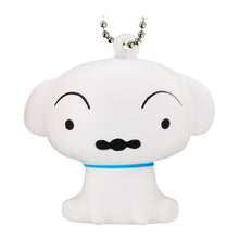 Cargar imagen en el visor de la galería, 新箱識 🌟 9月新貨🌟 現貨 扭蛋 行版 BANDAI 蠟筆小新按壓公仔吊飾 一套4隻 小新 小白 左衛門 屎忽 屁股