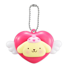 Load image into Gallery viewer, 新箱識 🌟 9月新貨🌟 現貨 扭蛋 行版 BANDAI Sanrio守護天使發光搖擺吊飾 一套5隻 著燈 Pompompurin Cinnamoroll Kuromi My Melody Hello Kitty