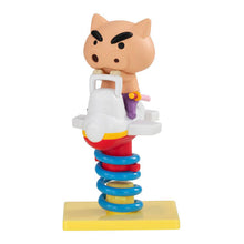 画像をギャラリービューアに読み込む, 新箱識 🌟10月新貨🌟 現貨 行版 扭蛋 BANDAI 蠟筆小新 公園搖搖椅吊飾一套4款