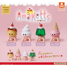 Cargar imagen en el visor de la galería, 新箱識 🌟12月新貨🌟 現貨 行版 扭蛋 Stasto Stand Stones Amaketts甜品公仔 一套4款 布丁 啫喱 雪糕 甜品