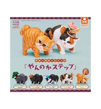 Cargar imagen en el visor de la galería, 新箱識 🌟 12月新貨🌟 現貨 日版 Stasto Stand Stones 扭蛋 木雕貓 挑釁版 貓 三色貓 冬甩 甜甜圈