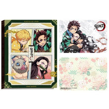 Cargar imagen en el visor de la galería, 新箱識 現貨 行版 Carddass 鬼滅之刃 卡簿 Kimetsu No Yaiba 4格咭簿 無限城 金屬收藏卡