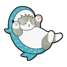 將圖片載入圖庫檢視器 新箱識 🌟7月新貨🌟 現貨 行版 BANDAI 扭蛋 Mofusand 鯊魚貓 膠牌磁石貼 一套全6款
