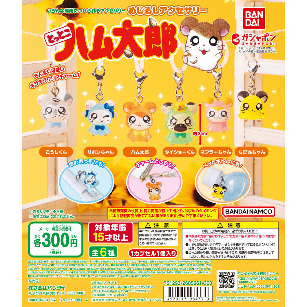 新箱識 🌟 11月新貨🌟  現貨 行版 全新 BANDAI 哈姆太郎雨傘吊飾 一套全6款