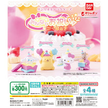 Load image into Gallery viewer, New box information🌟 New arrivals in August🌟 Ready-made version of BANDAI gashapon Sanrio, let’s celebrate together, character decoration set, 4 types 
