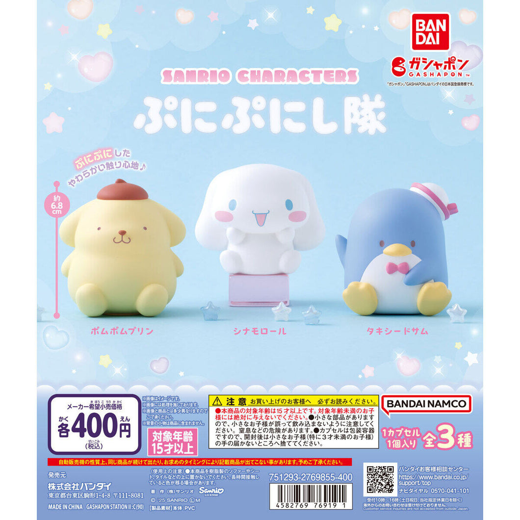 新箱識 🌟 3月新貨🌟  現貨 行版 扭蛋 SANRIO CHARACTERS軟綿綿系列 一套3款