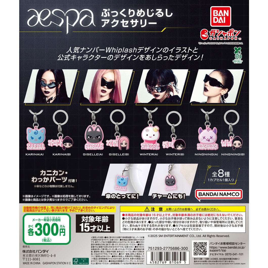 新箱識 🌟9月新貨🌟 現貨 扭蛋 行版 BANDAI aespa 雨傘吊飾 一套8隻 KARINA GISELLE WINTER NINGNING