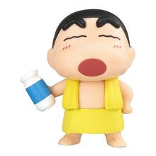 画像をギャラリービューアに読み込む, 新箱識 🌟 8月新貨🌟  現貨 行版 Bandai 扭蛋 蠟筆小新 洗澡公仔一套5款 / 小新 阿呆 廣志 校長 動感超人
