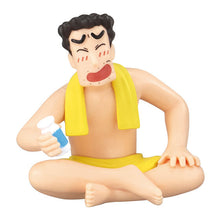 画像をギャラリービューアに読み込む, 新箱識 🌟 8月新貨🌟  現貨 行版 Bandai 扭蛋 蠟筆小新 洗澡公仔一套5款 / 小新 阿呆 廣志 校長 動感超人
