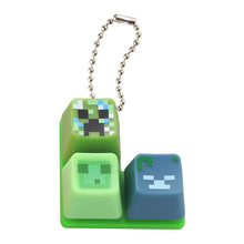 將圖片載入圖庫檢視器 新箱識 🌟6月新貨🌟 現貨 行版 全新 扭蛋 BANDAI MINECRAFT 色彩鍵盤按鈕吊飾 一套4款
