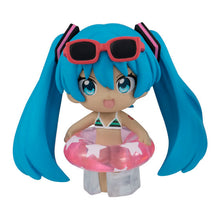 將圖片載入圖庫檢視器 新箱識 🌟8月新貨🌟 現貨 行版 BANDAI 扭蛋 初音未來 泳池暢玩公仔 一套5款
