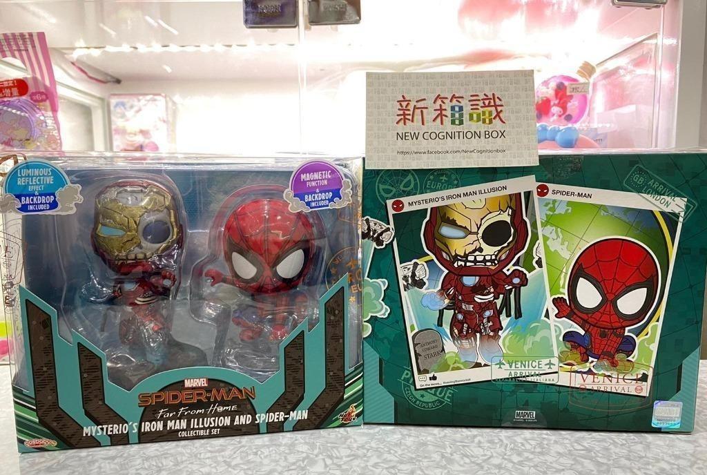新箱識 🔔8週年限定優惠🔔 ❗限門市/SF到付❗ Hottoys Cosbaby Marvel Spiderman 鐵甲奇俠+蜘蛛俠 Iron Man Mysterio 神祕客 幻象 Cos Baby
