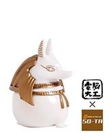 Load image into Gallery viewer, 新箱識 日版 扭蛋 SO-TA 電腦大工 埃及神 埃及 Bastet Anubis 古代 神 降臨 黑 白 Animals So Ta 阿努比斯丸（白）
