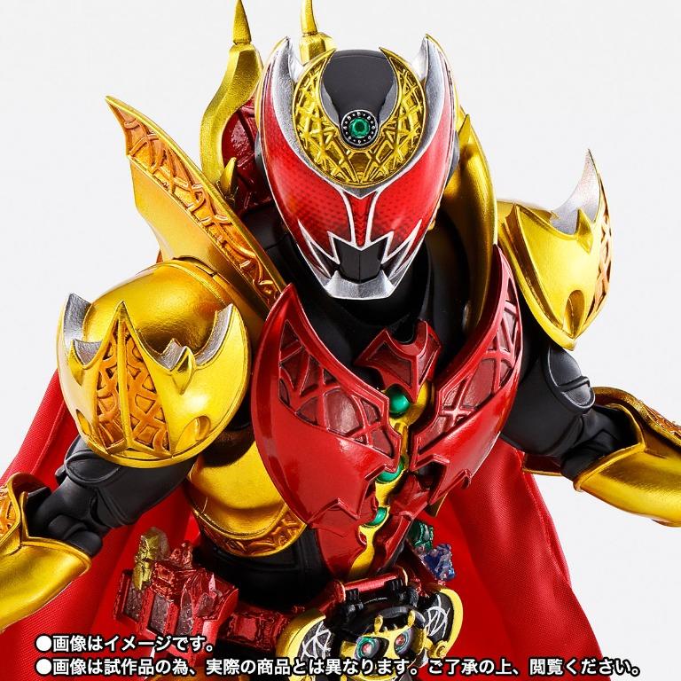 新箱識 現貨 行版 魂限 魂Shop 限定 啡盒未開 Shf 真骨彫製法 Masked Kamen Rider Kiva Emperor Form 幪面超人 月騎 帝王 形態 最終 型態 Final Form